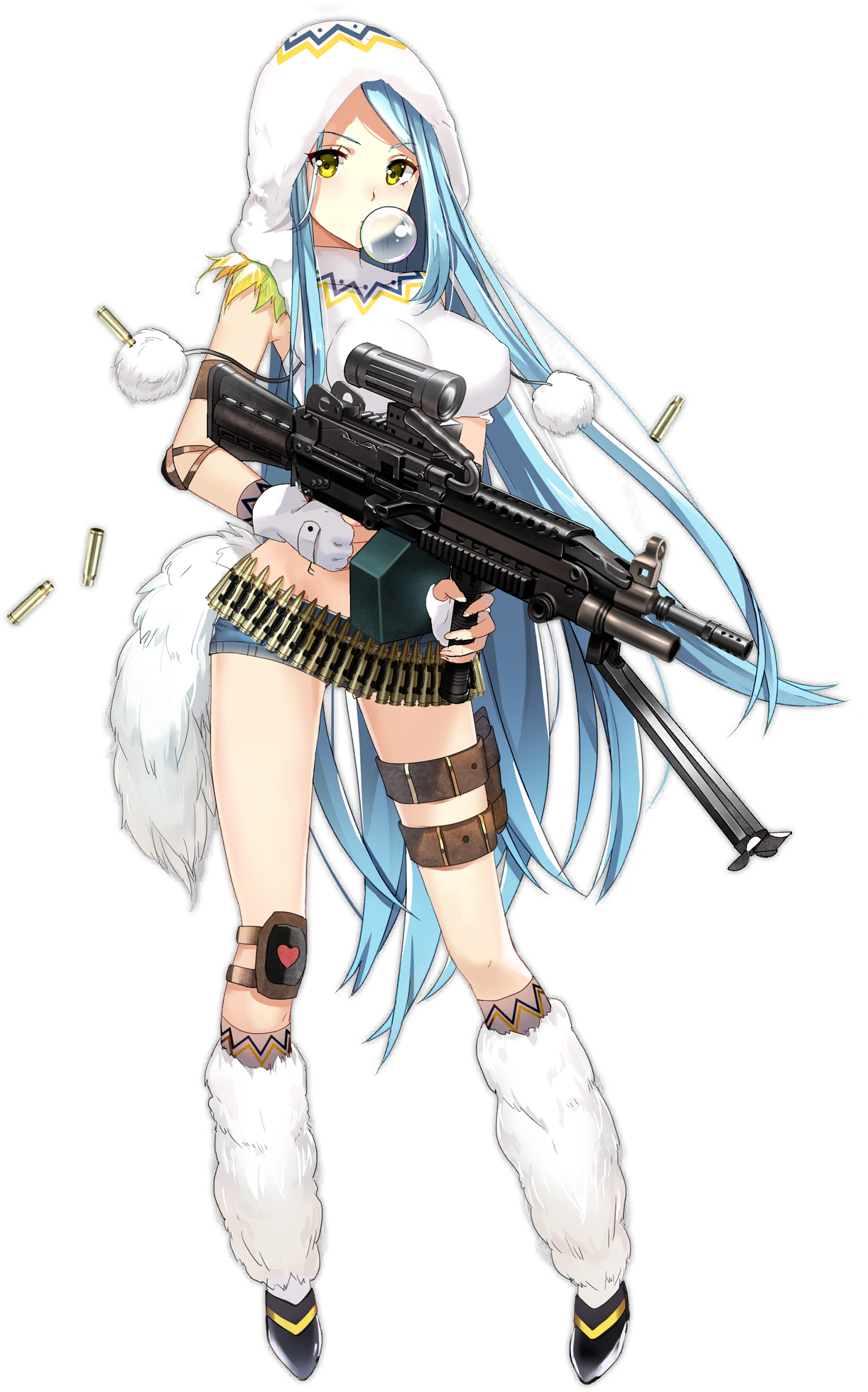 M249 SAW 일러스트